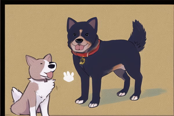毛布で包まれた夢見る犬の夜　温かい夢の中で安心する